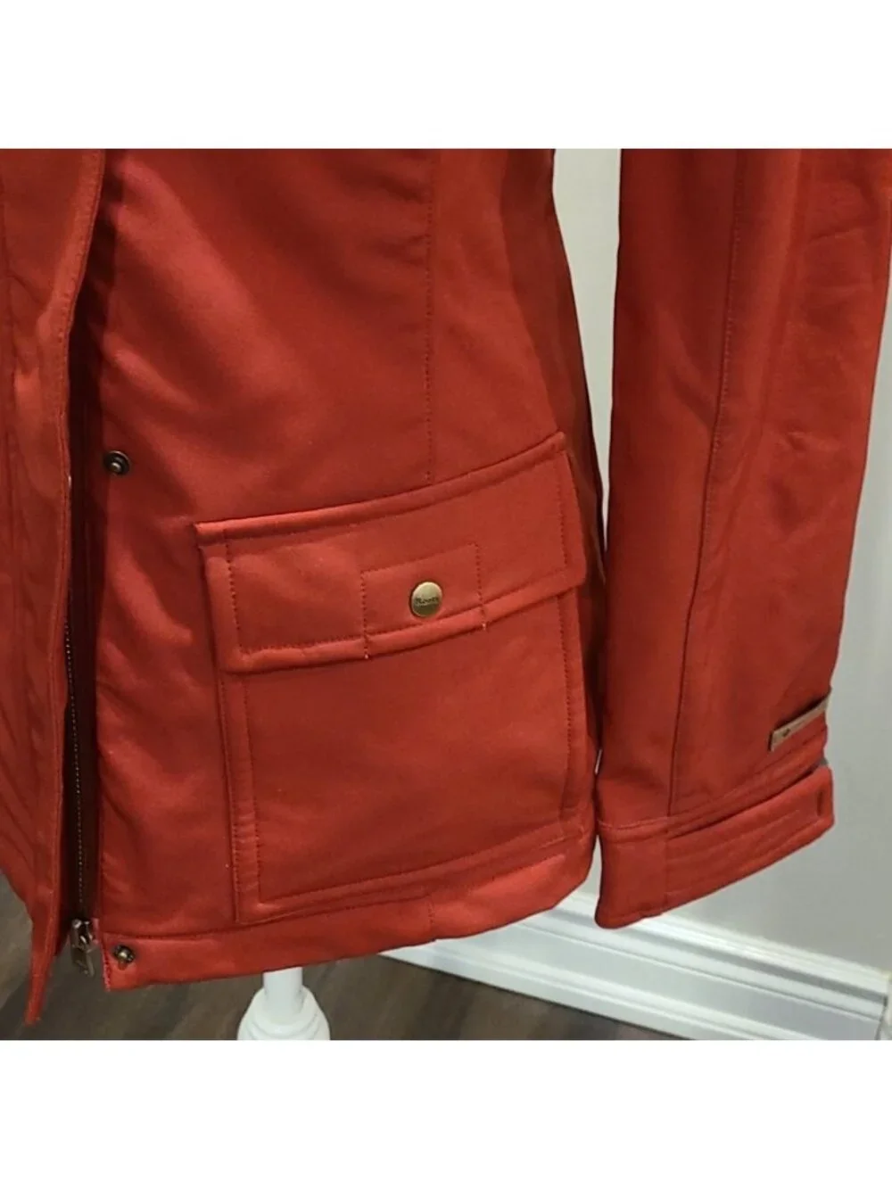 Roots soft shell jacket with removable hood